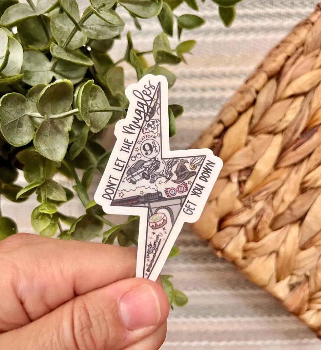 Wizard Muggle Sticker