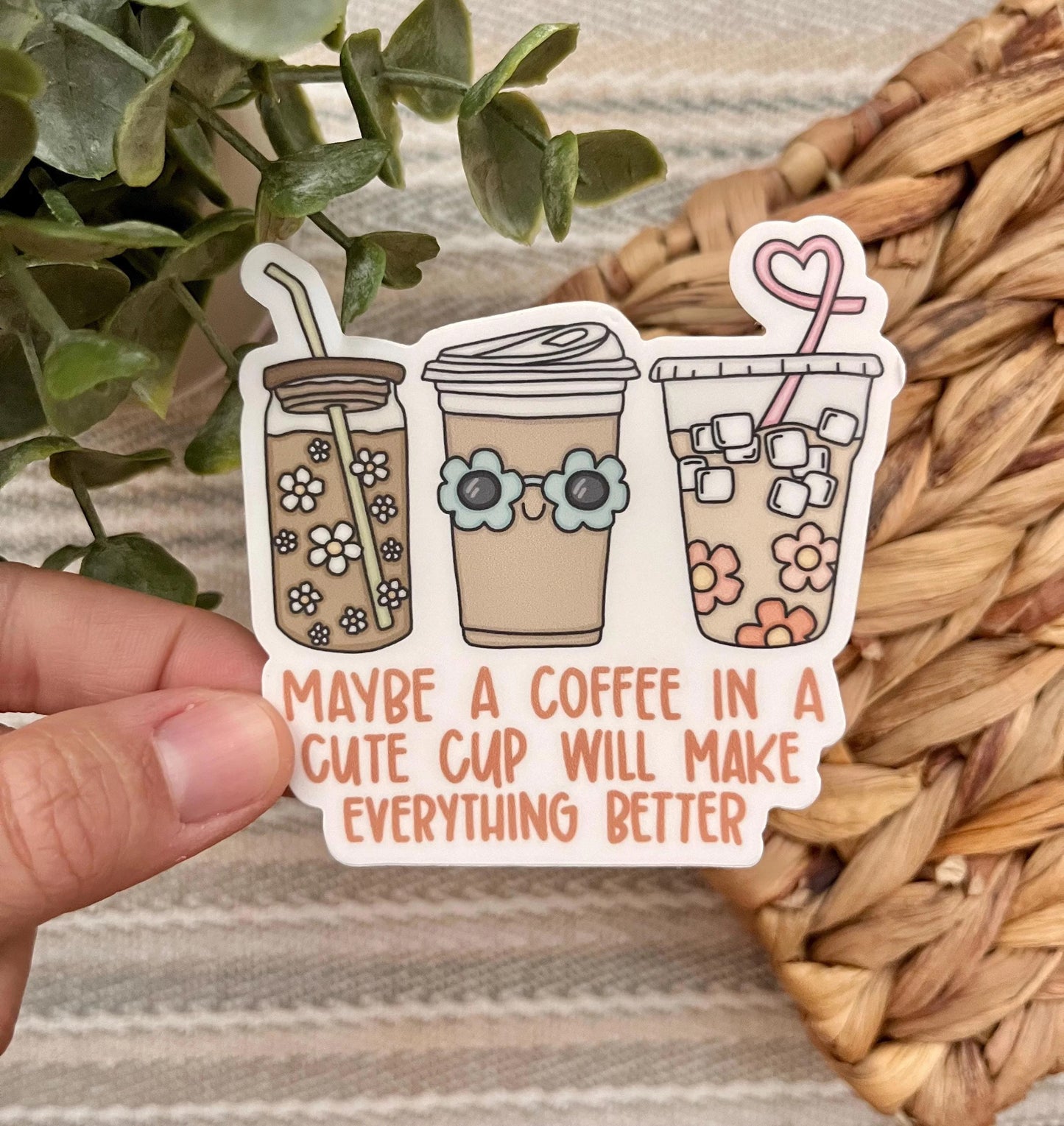 Cute Coffee Sticker