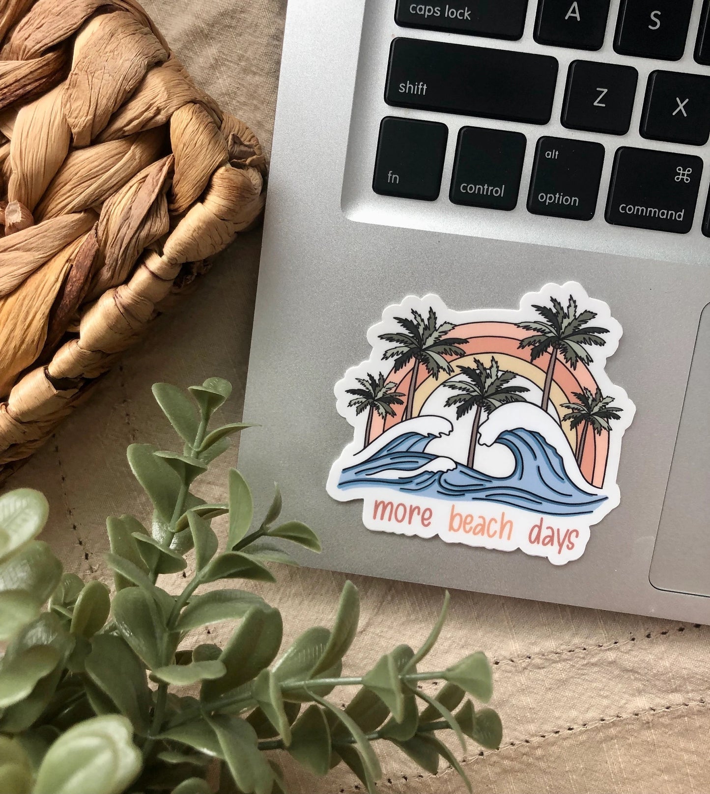 More Beach Days Sticker