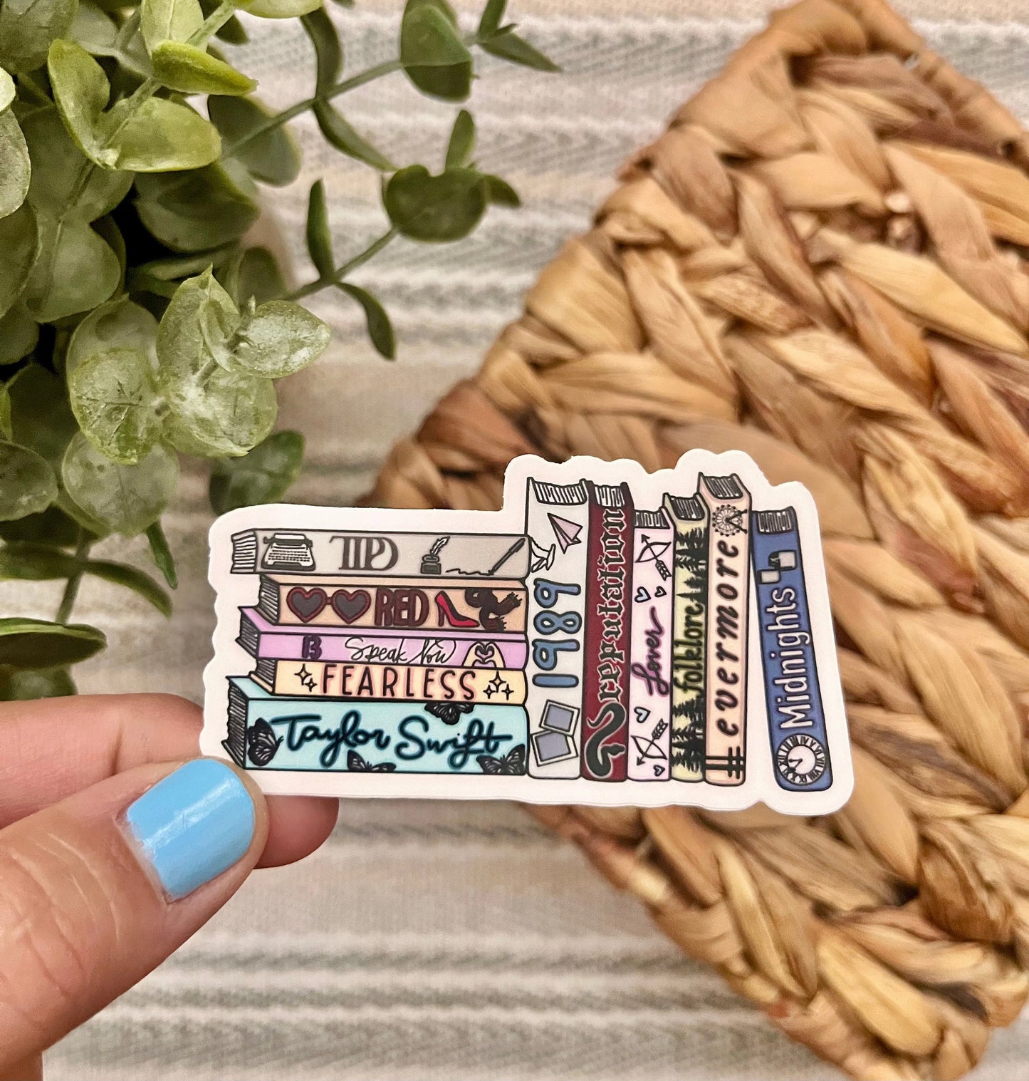 Album Book Stack Sticker