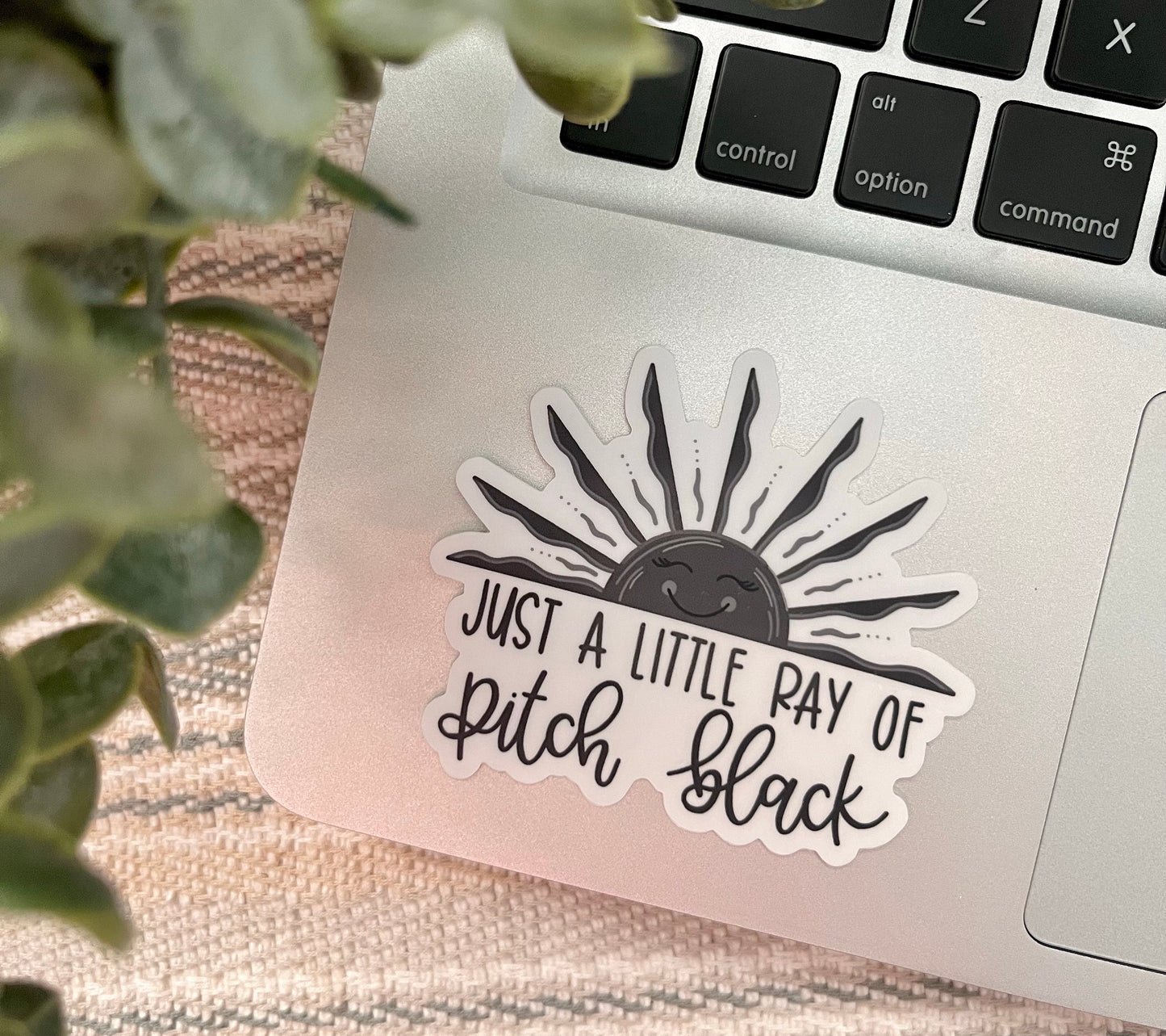 Little Ray of Pitch Black Sticker