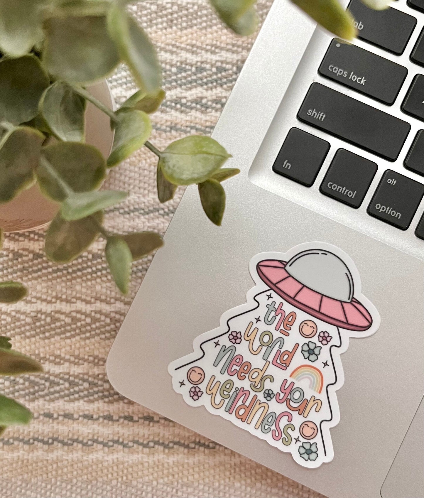 World Needs Your Weirdness Sticker