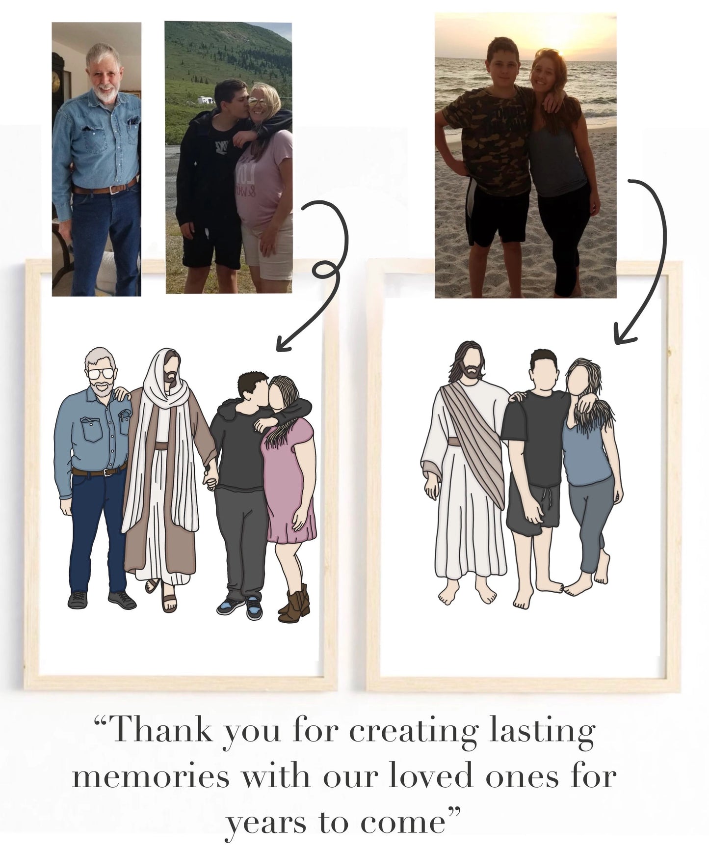 Walking with Jesus Illustration