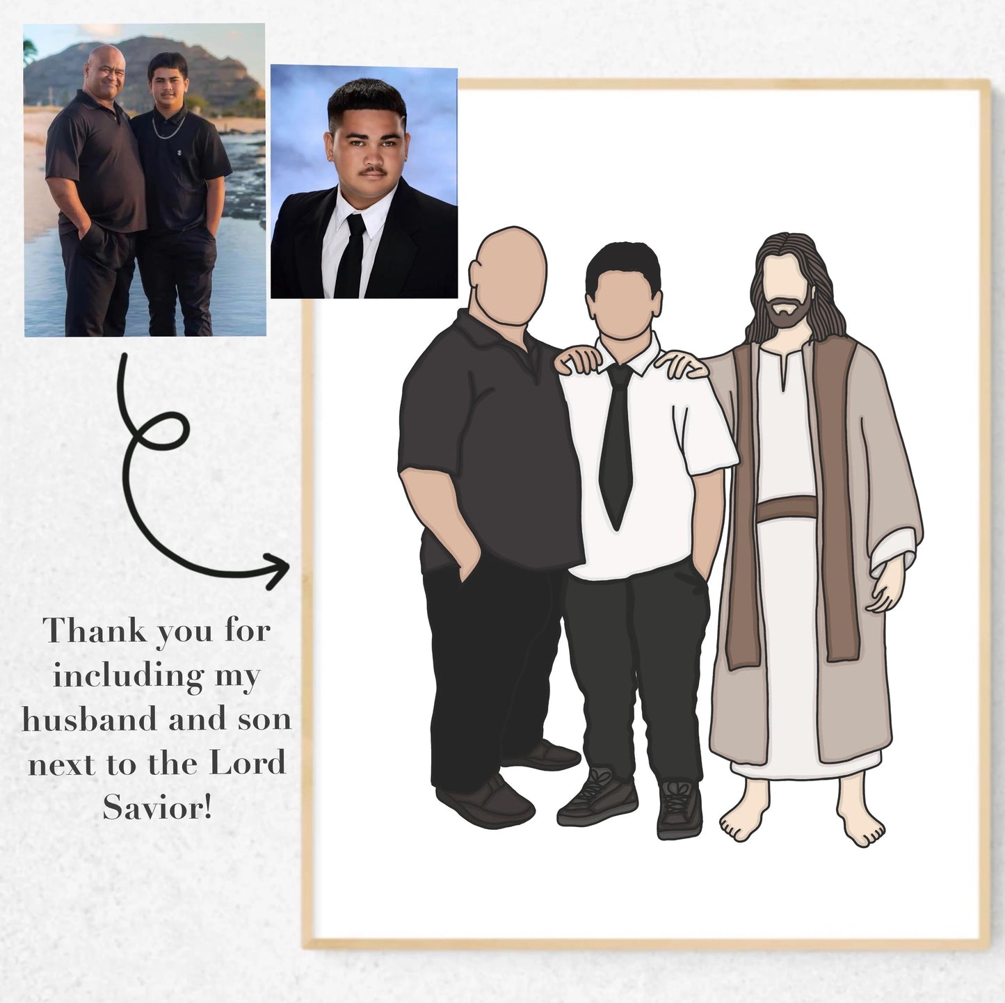 Walking with Jesus Illustration