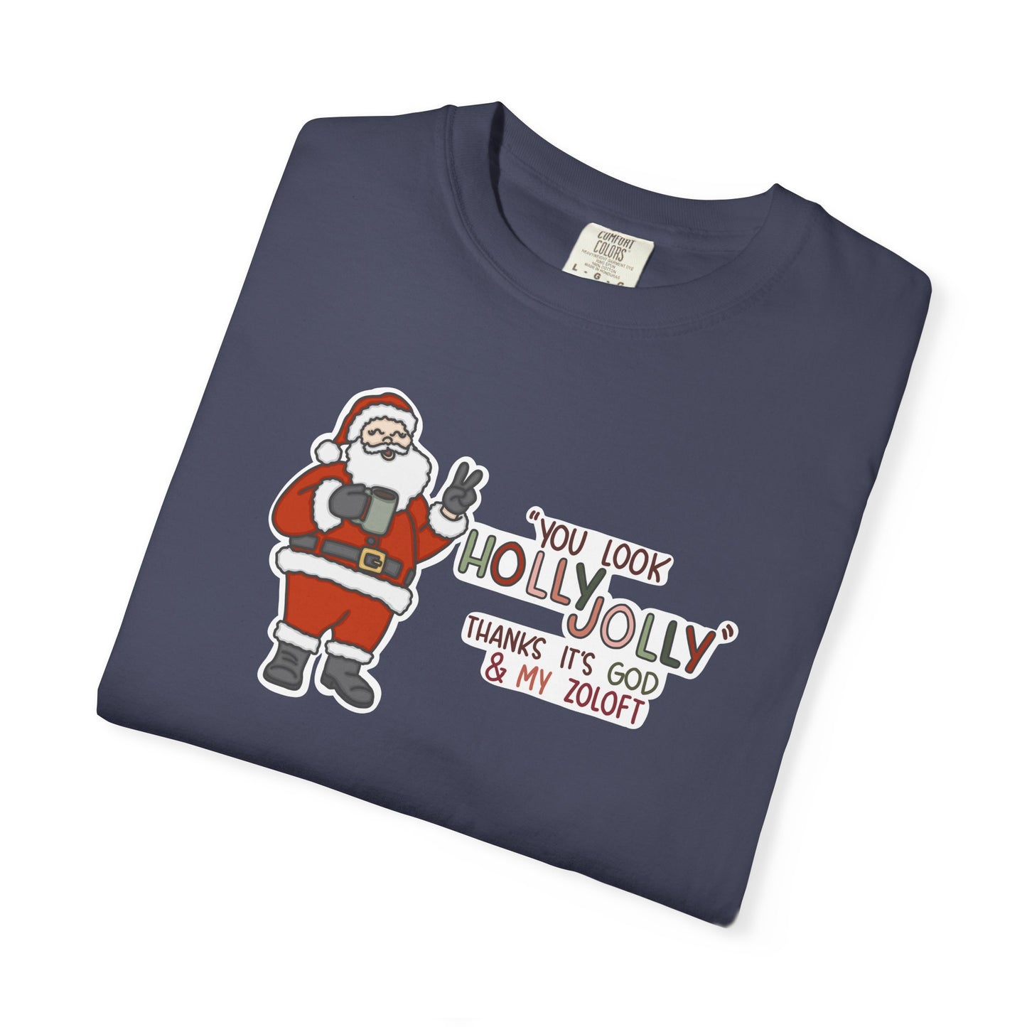 Holly + Jolly Santa Tee
