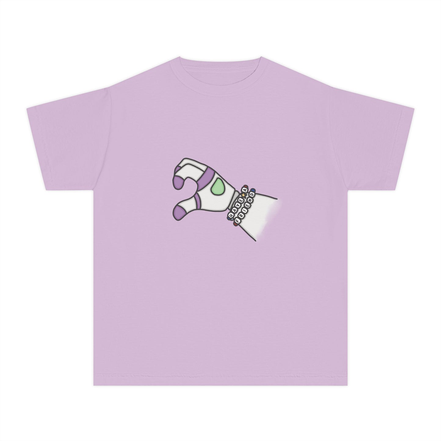 Youth Tee — Buzz Heart Hand Design