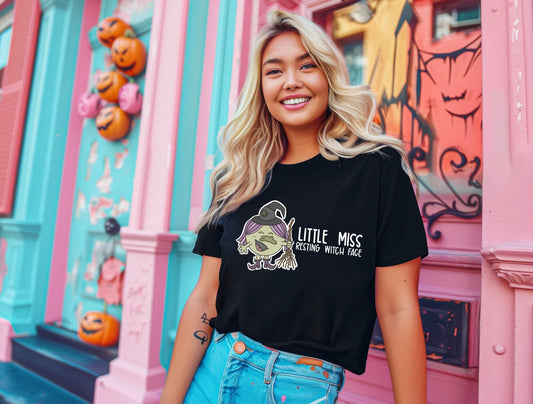 Little Miss Resting Witch Face Shirt