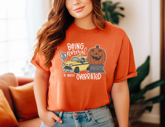 Being Normal is Vastly Overrated Halloween Town Movie T-shirt