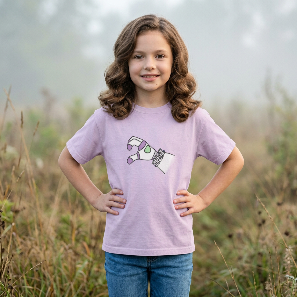 Youth Tee — Buzz Heart Hand Design