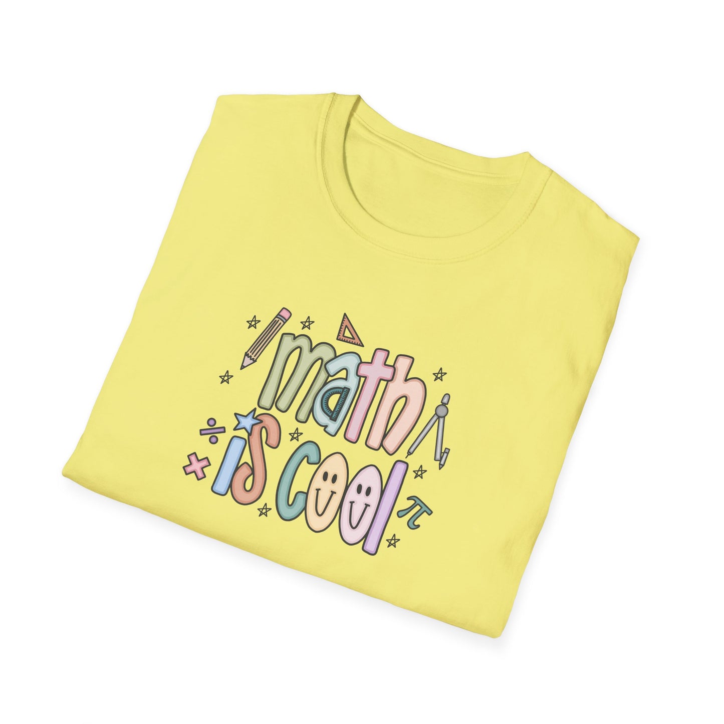 Math is Cool Unisex Softstyle T-Shirt, Lightweight Tee, Educational Gift, Math Lover Apparel, Back to School Shirt, Fun Shirt for Kids [...]