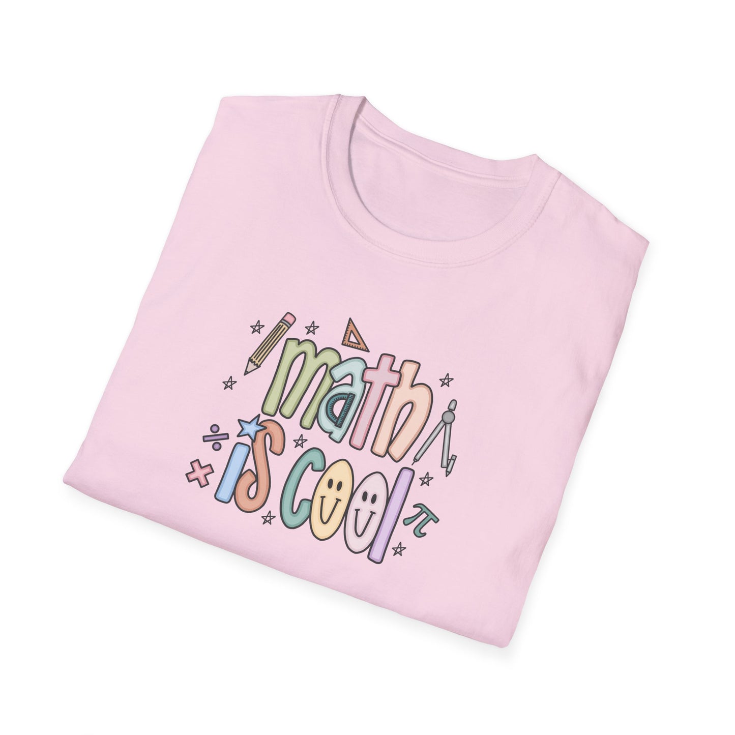 Math is Cool Unisex Softstyle T-Shirt, Lightweight Tee, Educational Gift, Math Lover Apparel, Back to School Shirt, Fun Shirt for Kids [...]