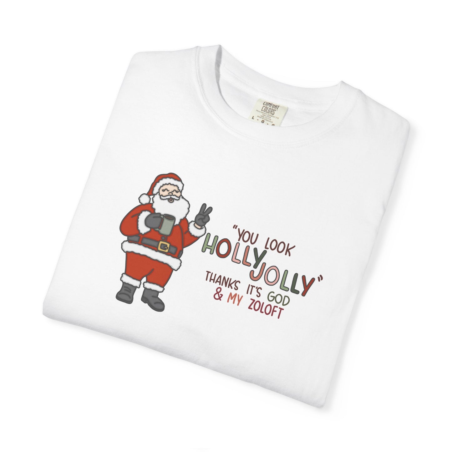 Holly + Jolly Santa Tee
