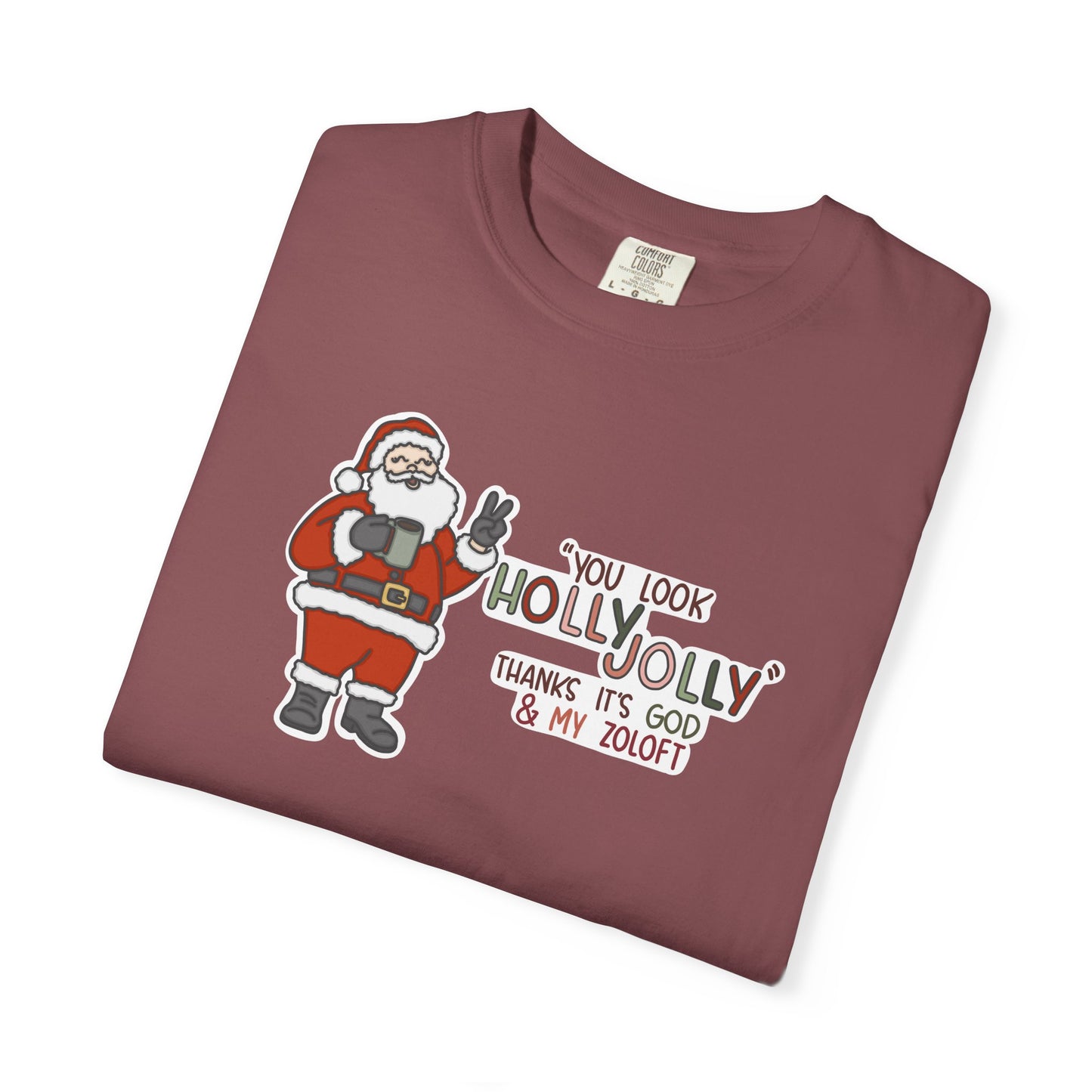 Holly + Jolly Santa Tee