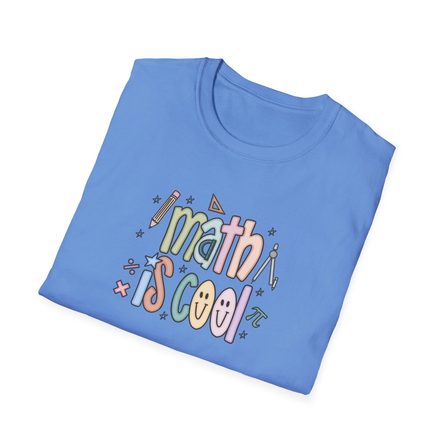 Math is Cool Unisex Softstyle T-Shirt, Lightweight Tee, Educational Gift, Math Lover Apparel, Back to School Shirt, Fun Shirt for Kids [...]