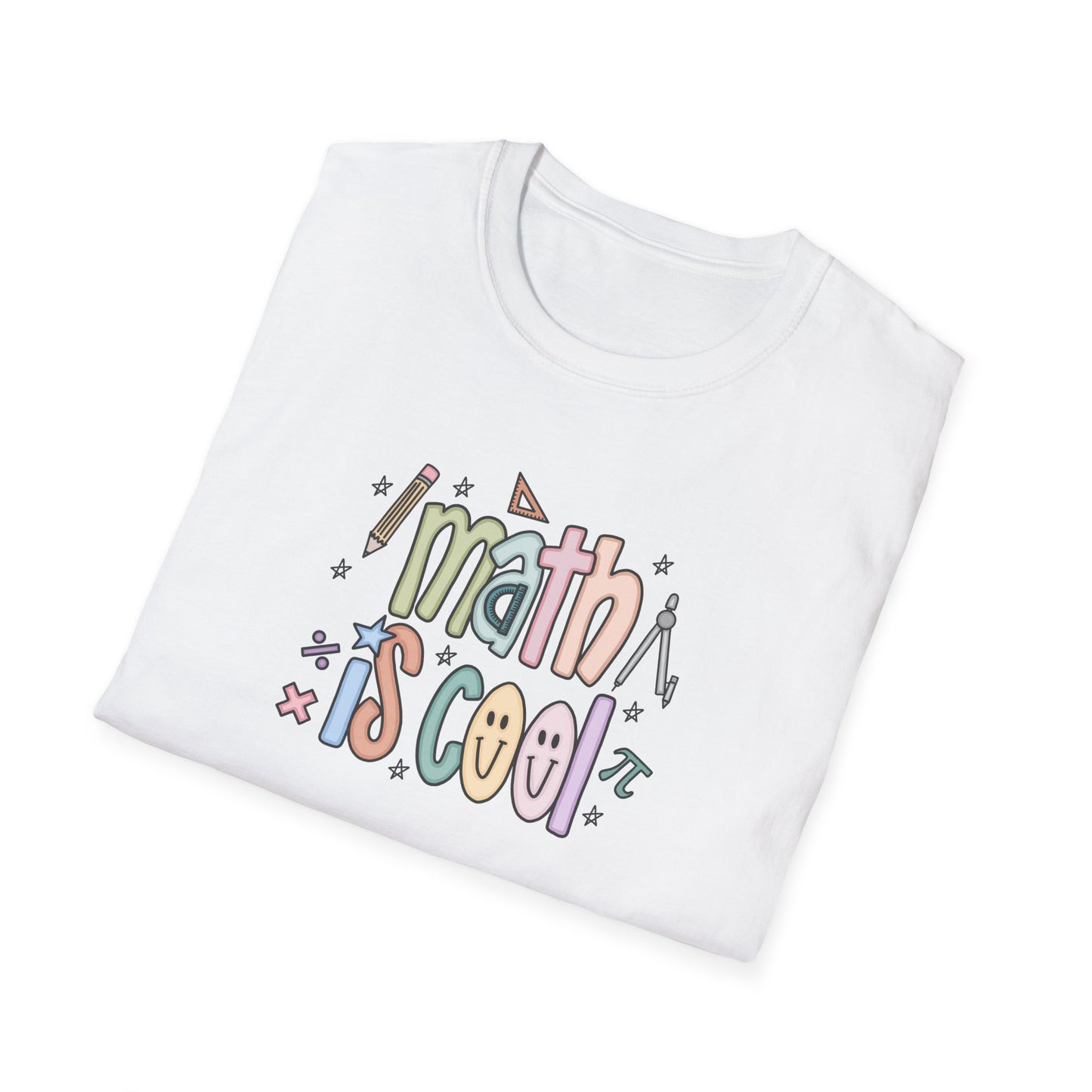 Math is Cool Unisex Softstyle T-Shirt, Lightweight Tee, Educational Gift, Math Lover Apparel, Back to School Shirt, Fun Shirt for Kids [...]