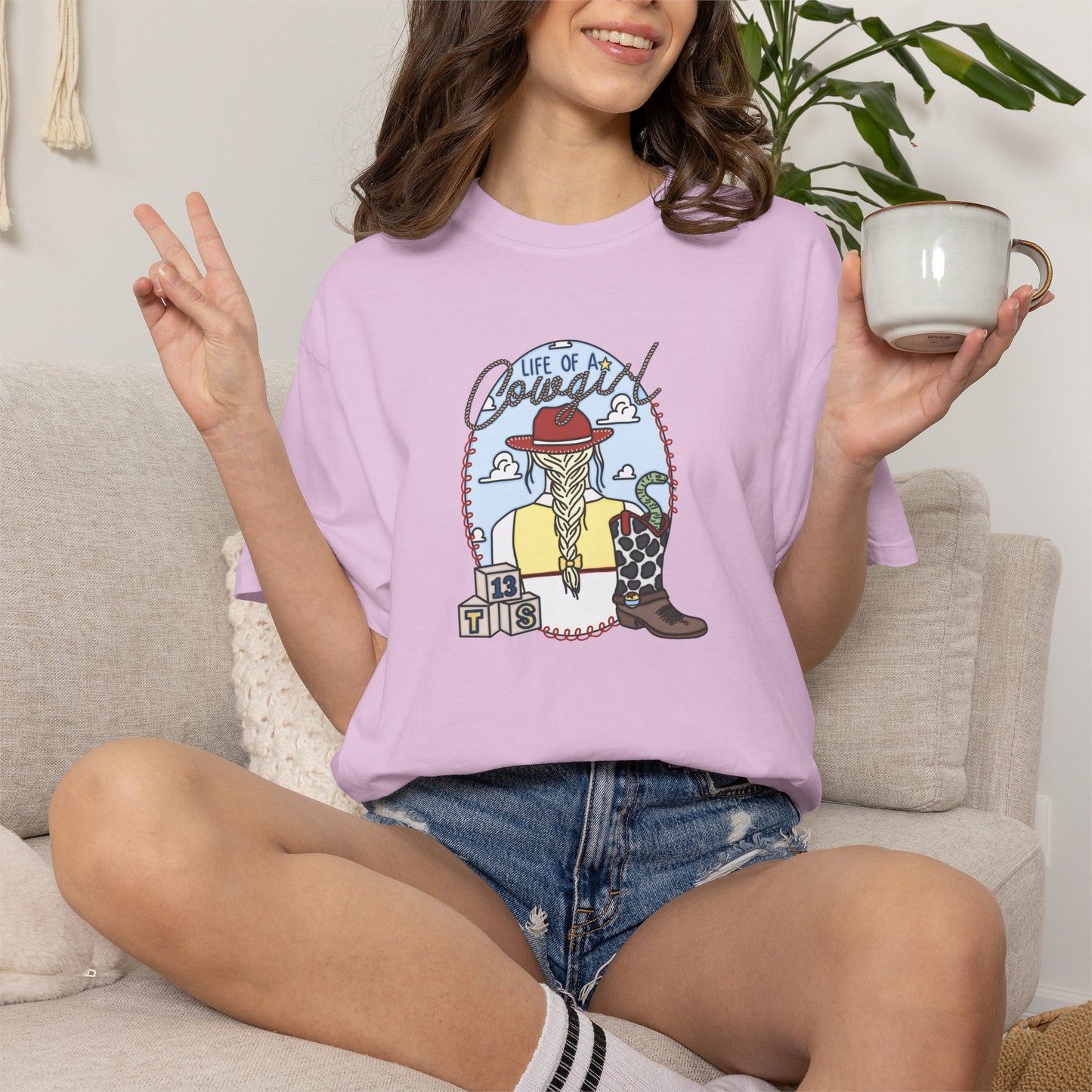 Woman's Life of a Cowgirl Comfort Tee