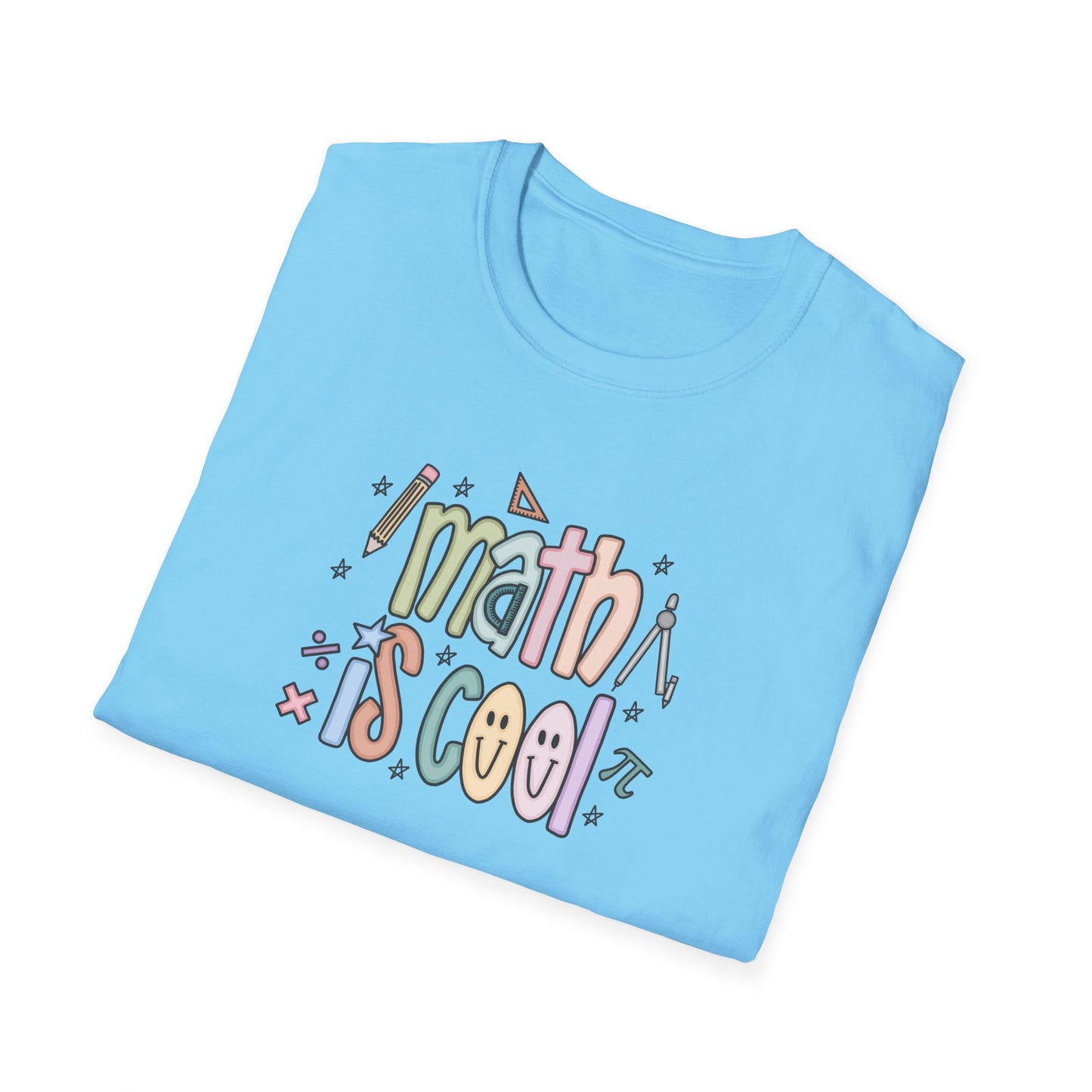Math is Cool Unisex Softstyle T-Shirt, Lightweight Tee, Educational Gift, Math Lover Apparel, Back to School Shirt, Fun Shirt for Kids [...]
