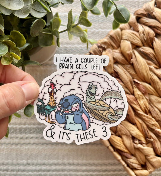 These 3 Character Sticker