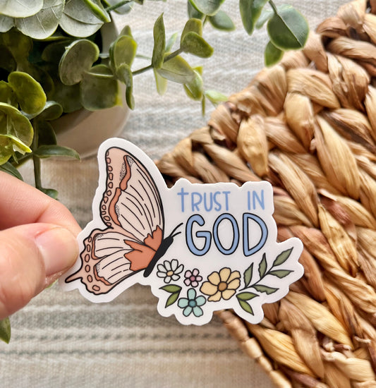 Trust in God Sticker