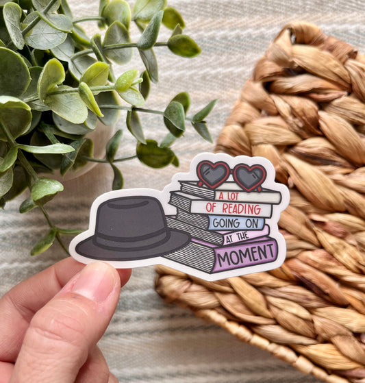 A Lot of Reading Going On Sticker
