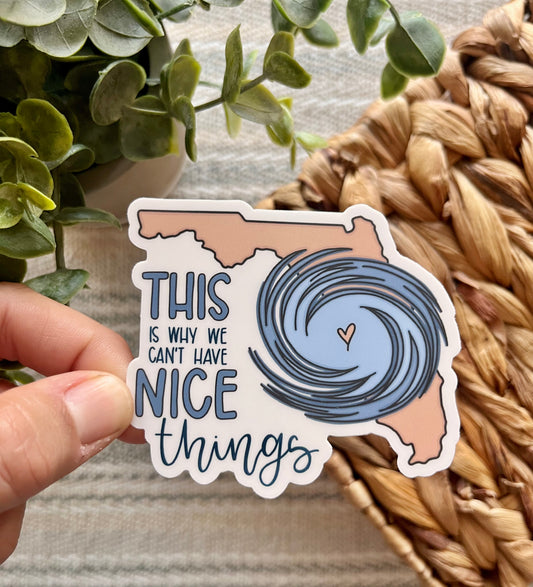 Florida Hurricane Sticker