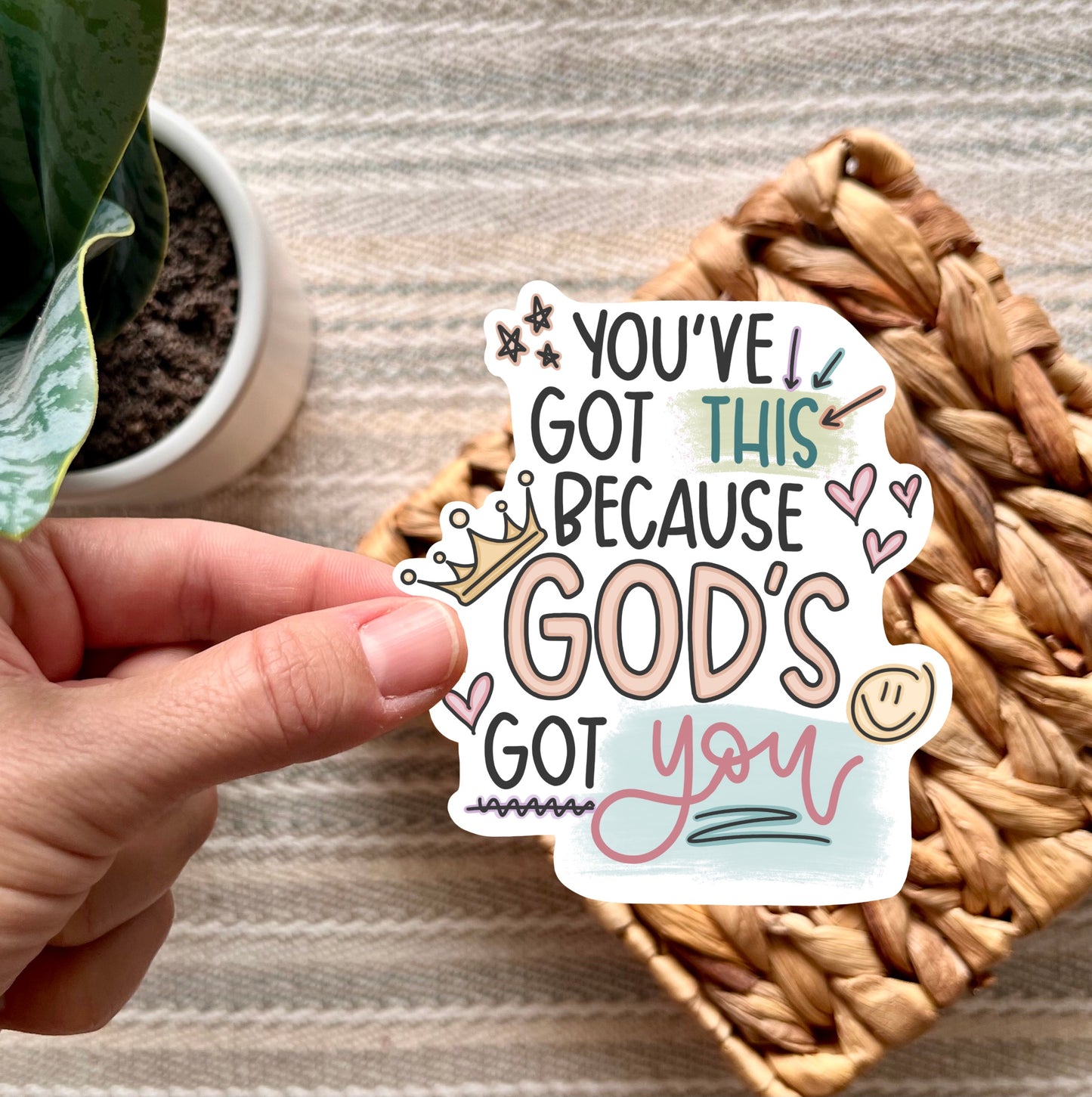 God’s Got You Sticker