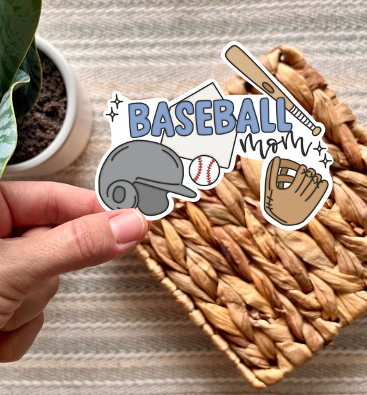 Baseball Mom Sticker