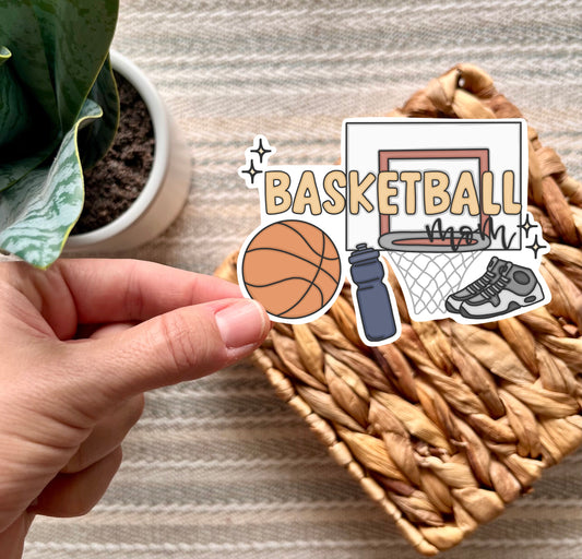 Basketball Mom Sticker