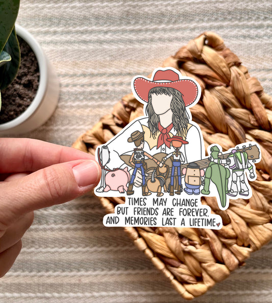 Friends Last a Lifetime Sticker