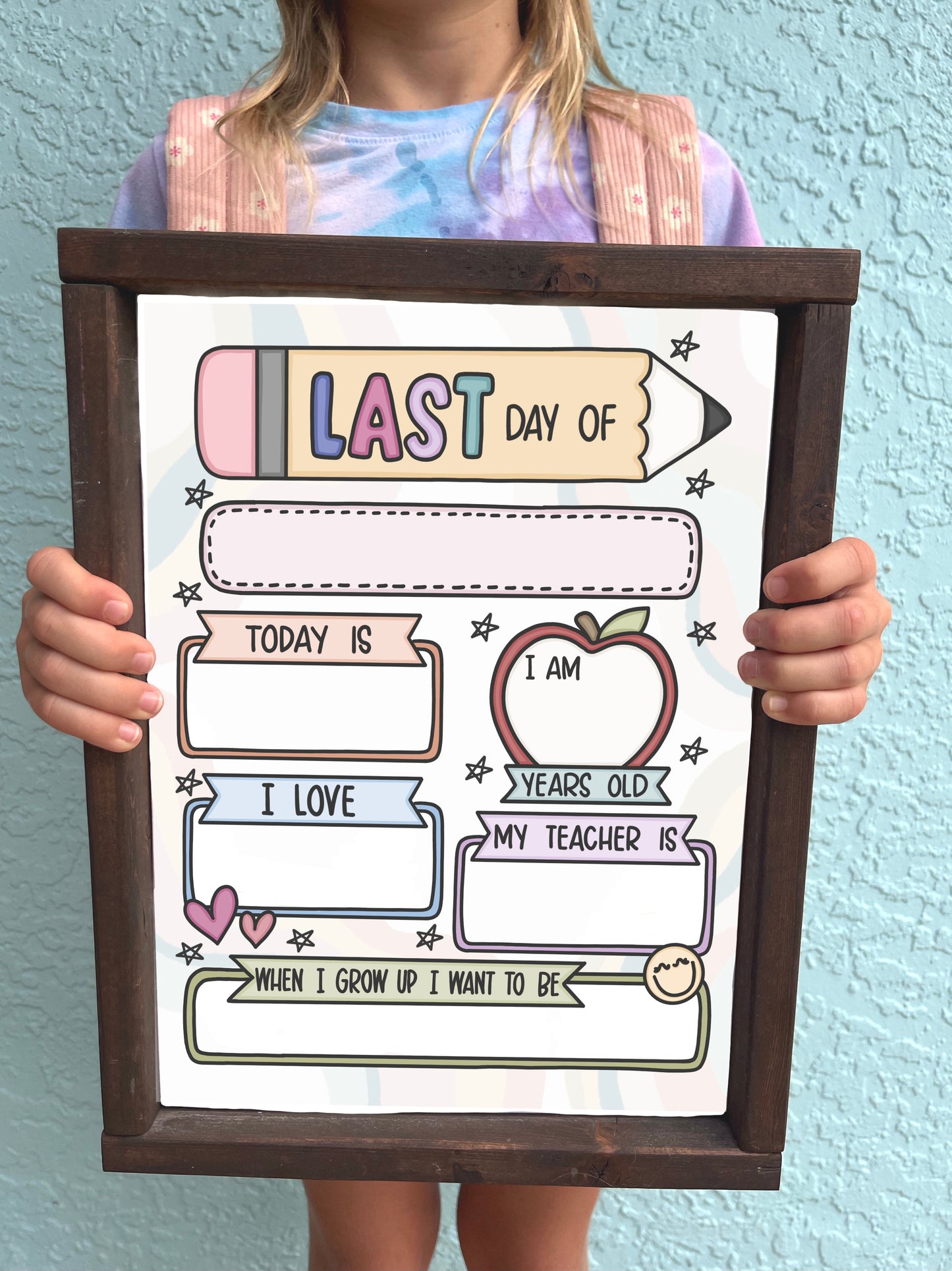 First / Last Day of School Printable