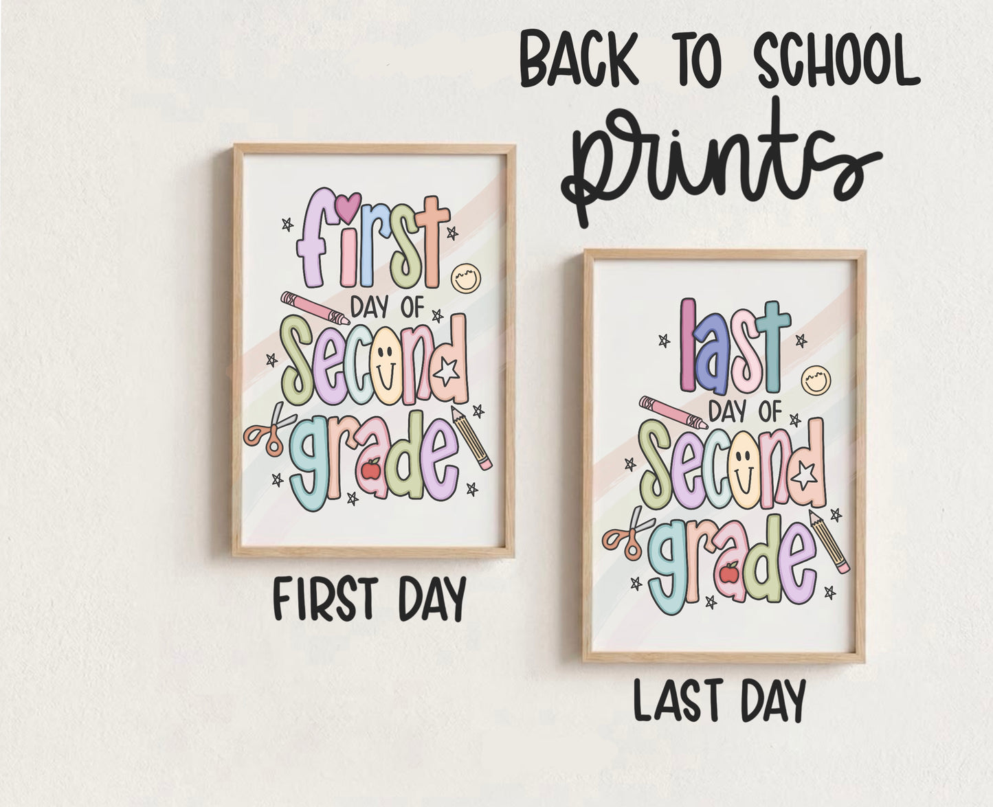 First / Last Day of Second Grade Printable