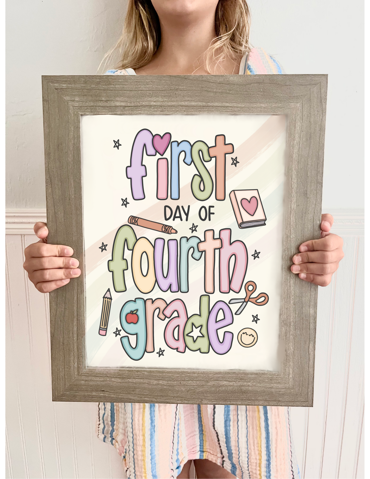 First / Last Day of Fourth Grade Printable