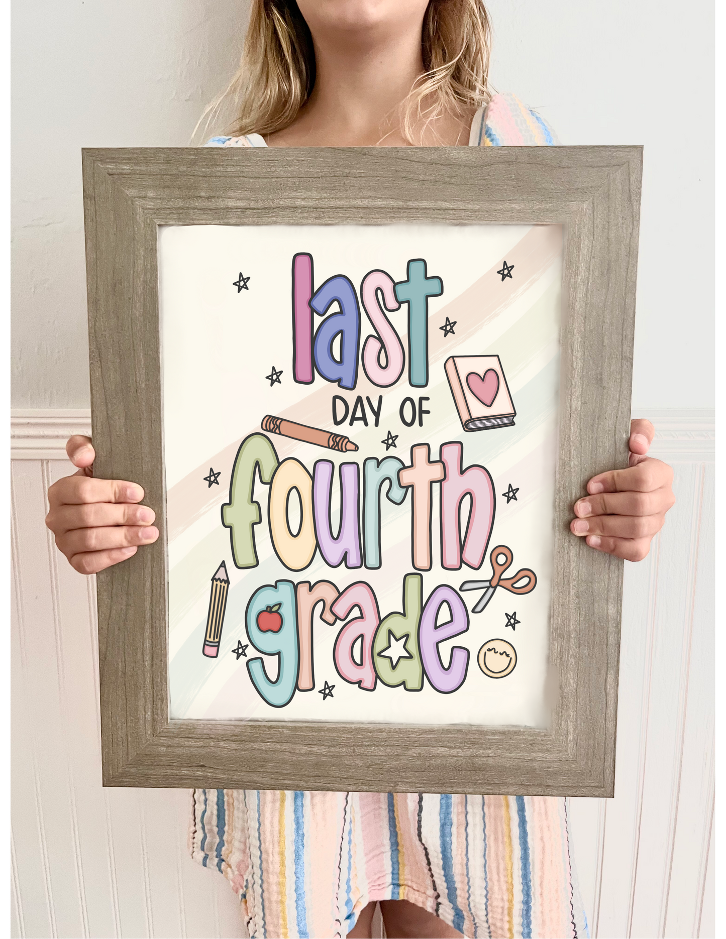 First / Last Day of Fourth Grade Printable