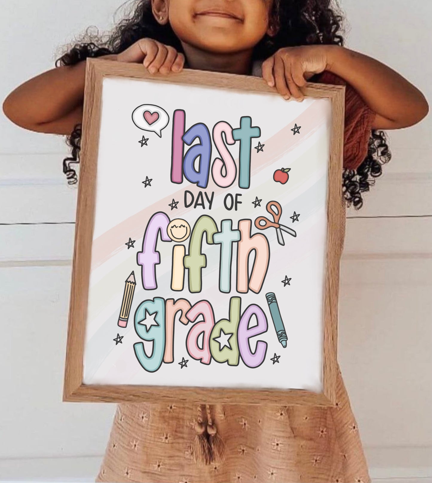 First / Last Day of Fifth Grade Printable