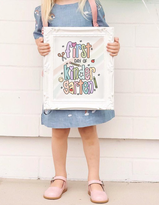 First / Last Day of Kindergarten Printable