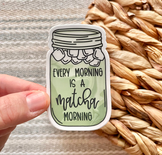 Matcha Sticker