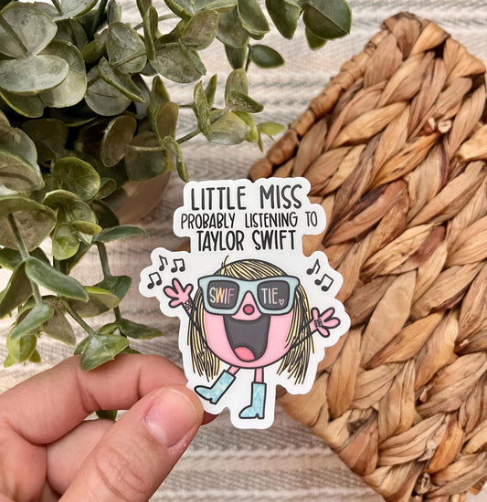 Little Miss Swiftie Sticker