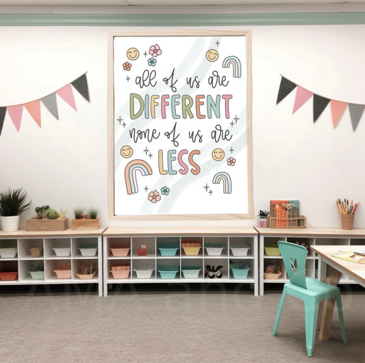 We’re All Different  Print