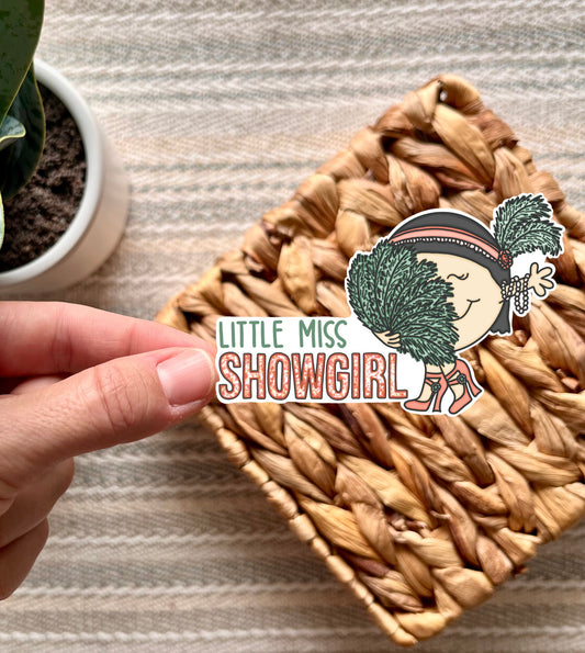 Little Miss Showgirl Sticker