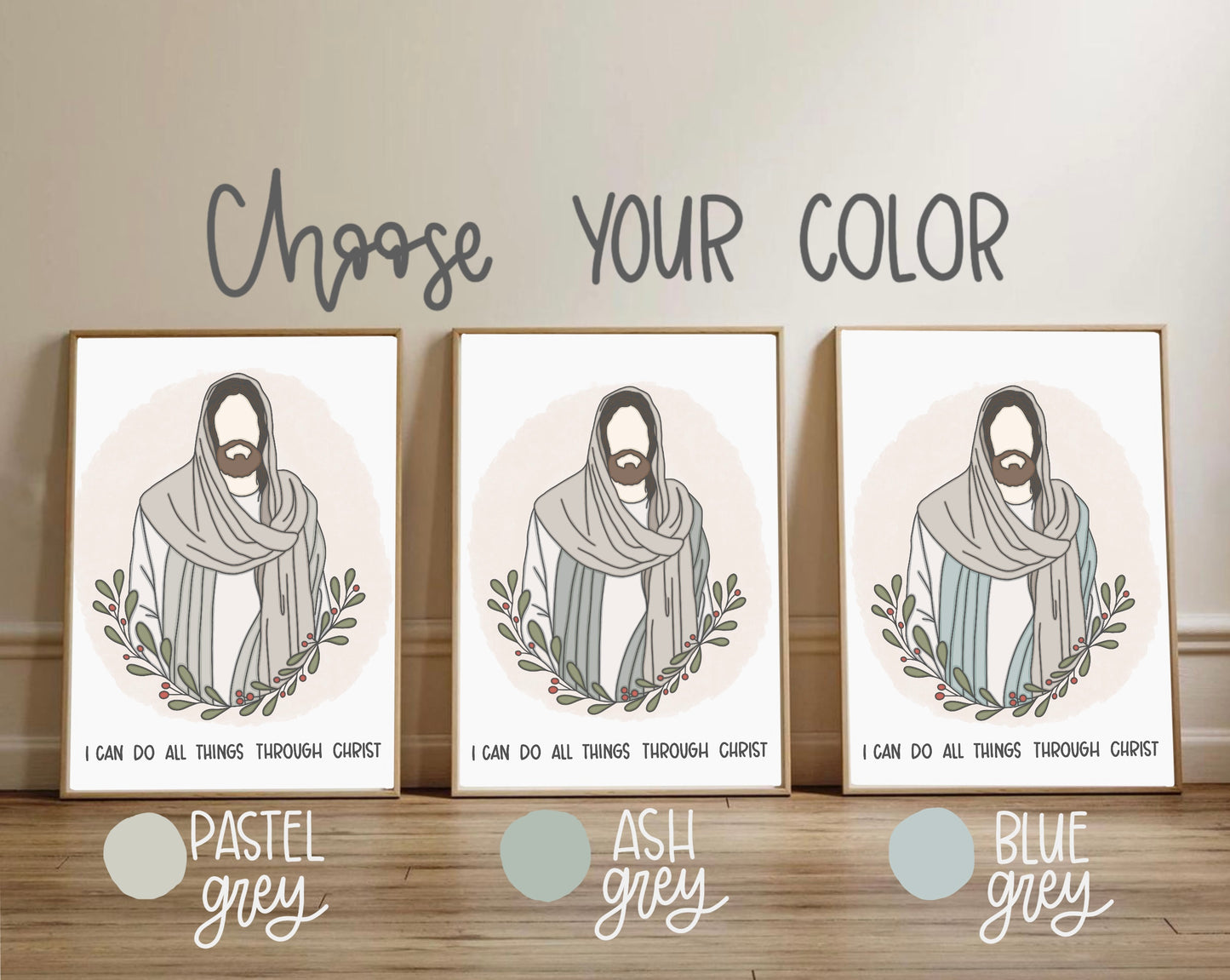 All Things Through Christ Print