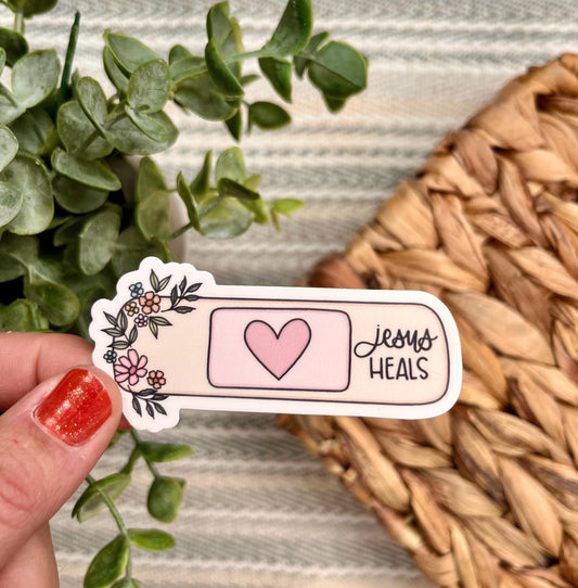 Jesus Heals Sticker