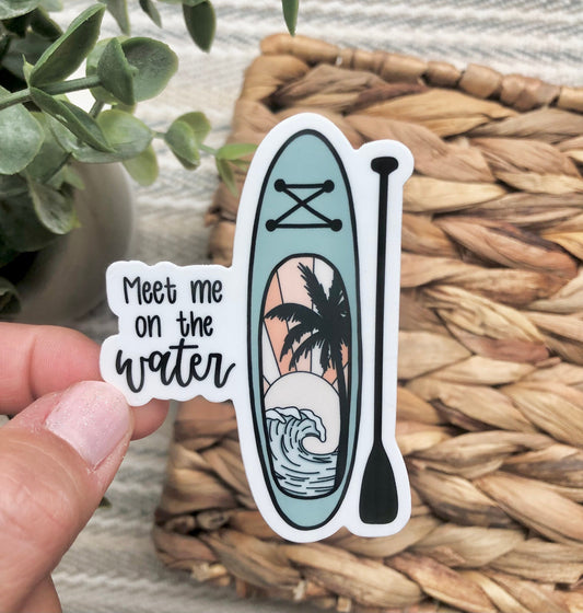 Ocean Paddle Boarding Sticker