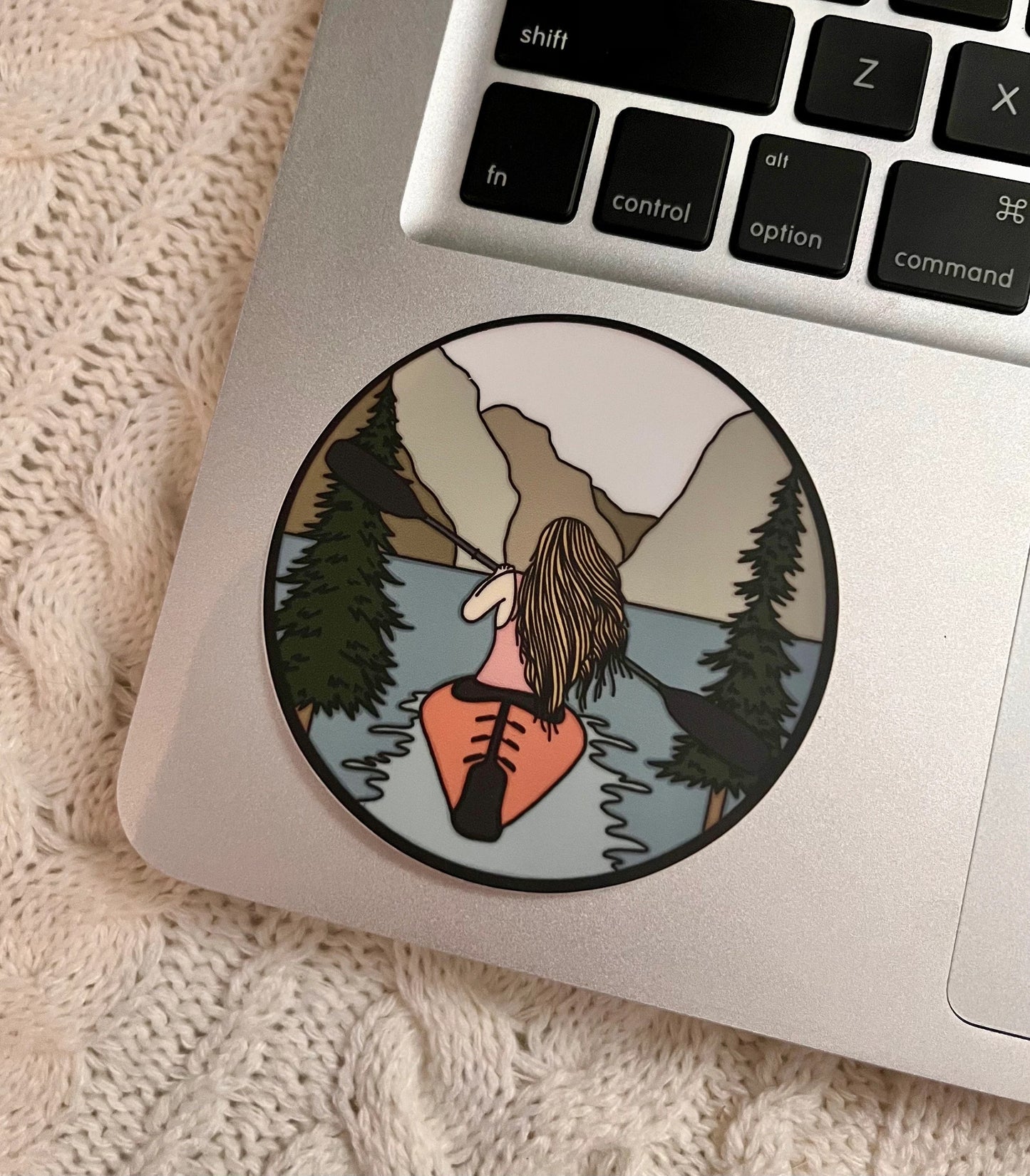 Blonde Mountain Kayak Sticker