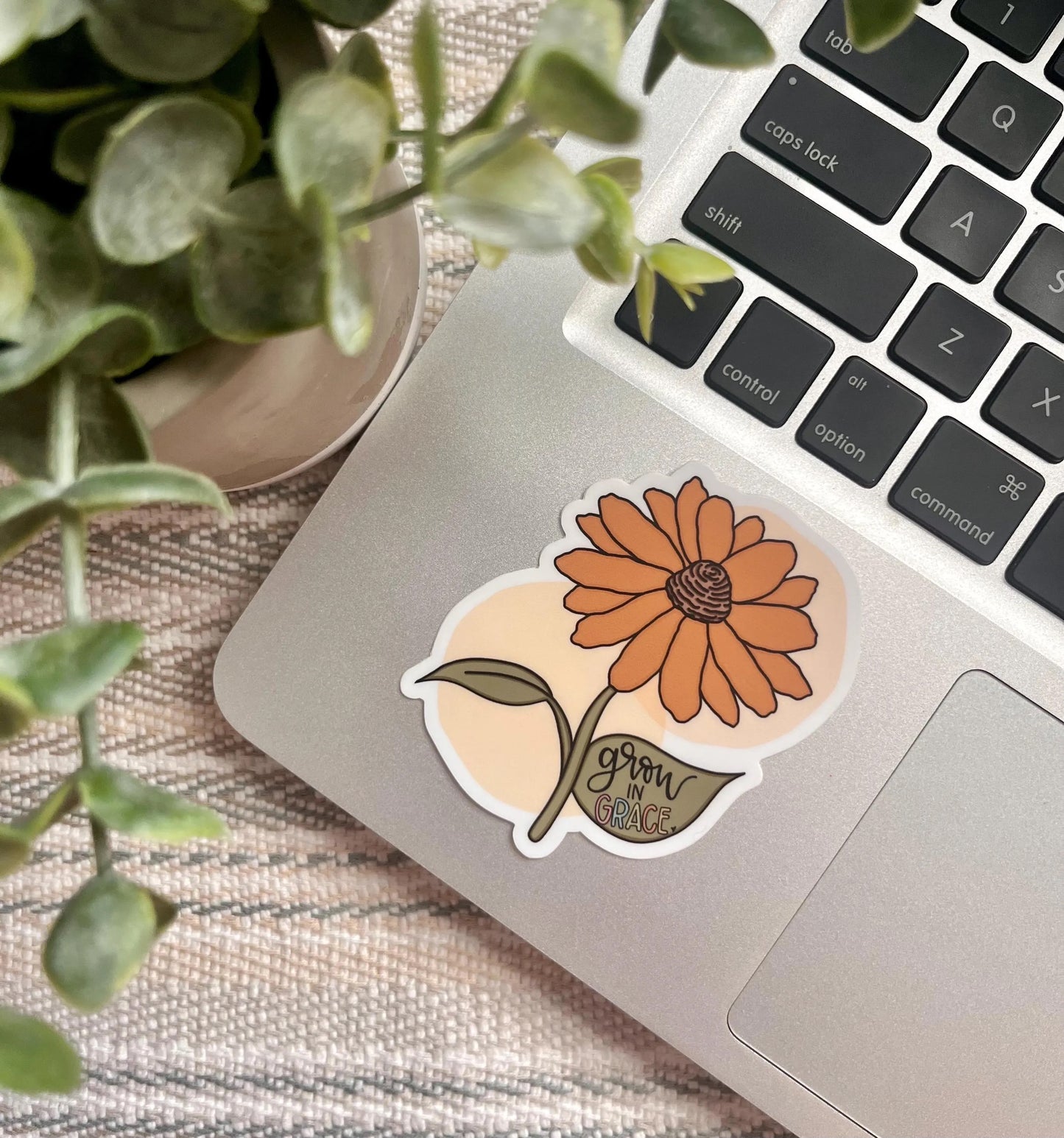Grow with Grace Sticker
