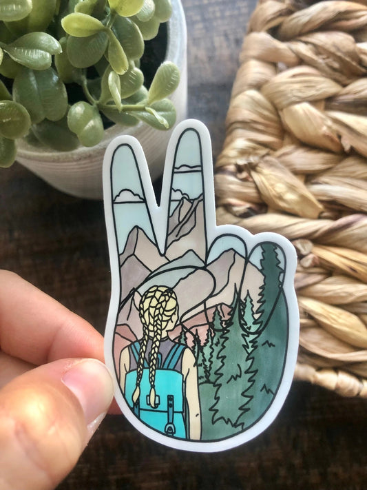 Into the Wild Peace Sticker