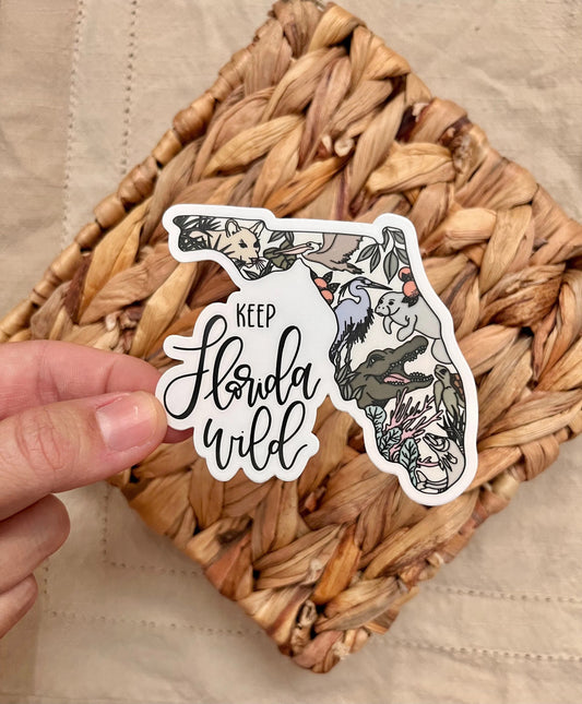 Keep Florida Wild Sticker