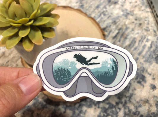 Scuba Mask Sticker