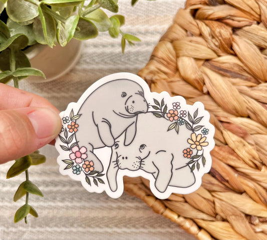 Manatee Sticker