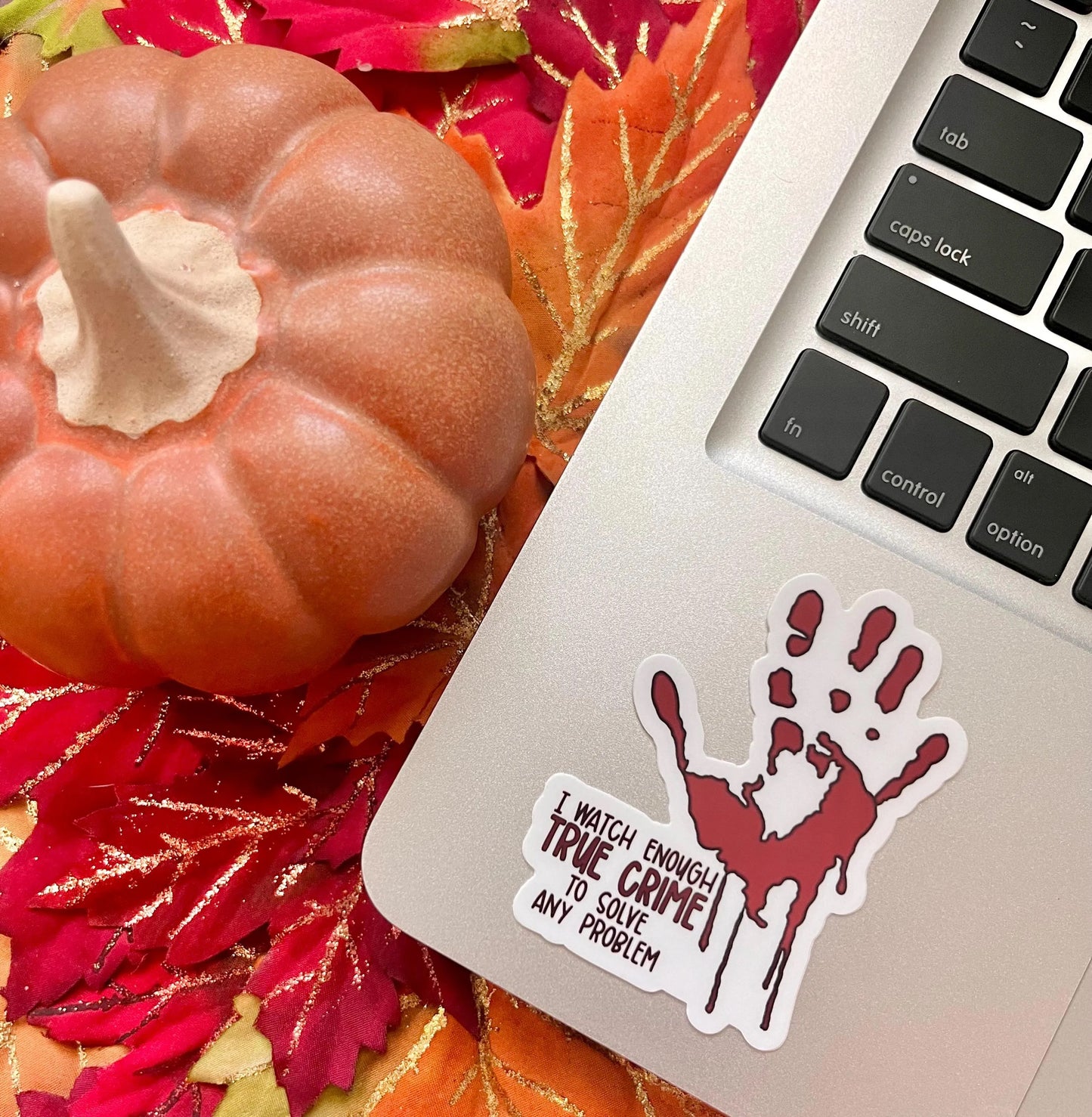 True Crime Junkie Sticker