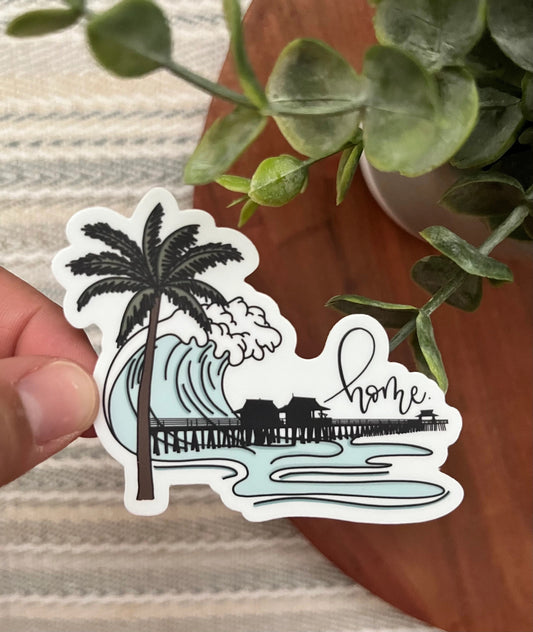 Naples Pier Sticker